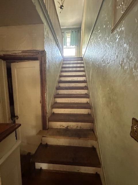 view of stairs