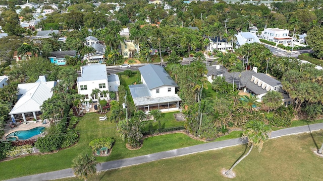 drone / aerial view featuring a residential view