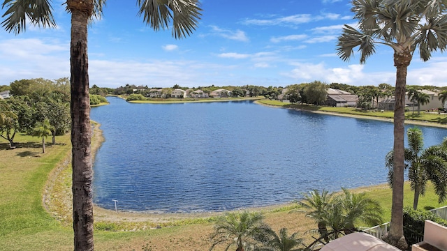 view of water feature