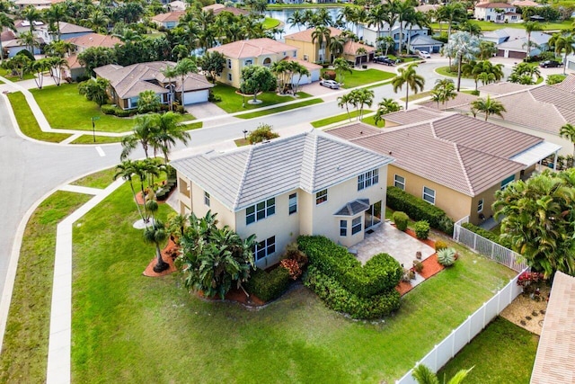 bird's eye view featuring a residential view