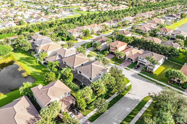 bird's eye view featuring a residential view