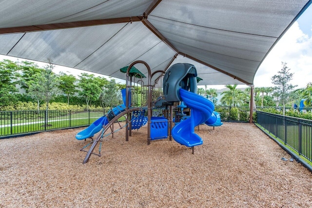 community playground featuring fence