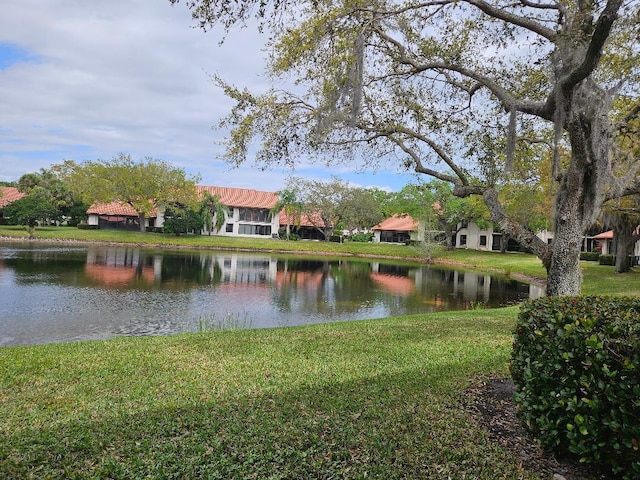 view of water feature