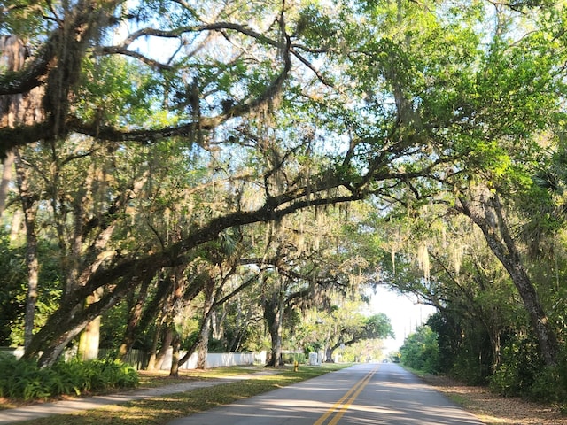 view of road