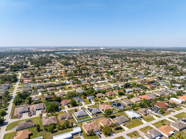 drone / aerial view featuring a residential view