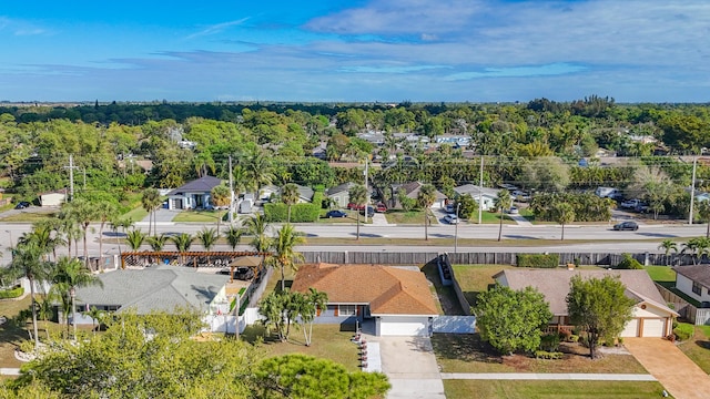 birds eye view of property featuring a residential view