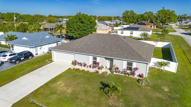 bird's eye view featuring a residential view