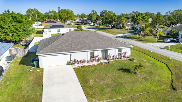 drone / aerial view featuring a residential view