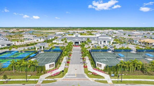 drone / aerial view featuring a residential view