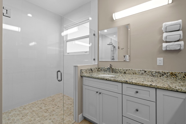 7250 Reserve Creek Dr, Port Saint Lucie, FL 34986 - full bath with a stall shower and vanity