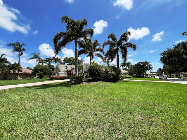 surrounding community featuring a yard