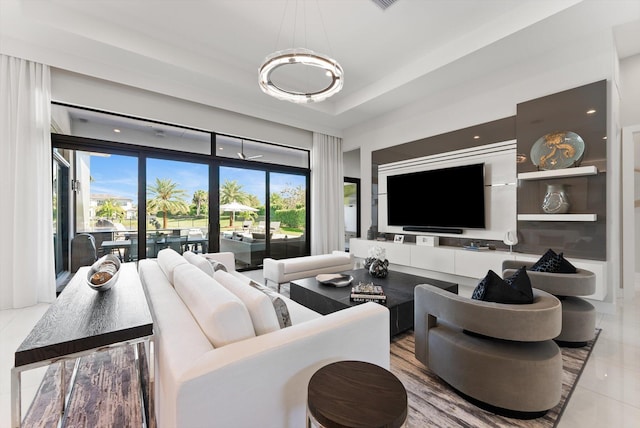 living room with a wealth of natural light