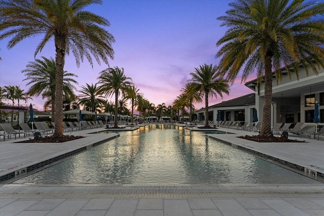 pool featuring a patio