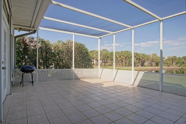 4408 Gator Trace Ln, Fort Pierce, FL 34982 - unfurnished sunroom with a water view