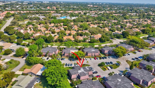 aerial view featuring a residential view