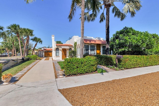 view of front of property with stucco siding