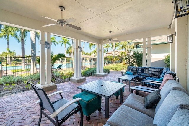 sunroom featuring a healthy amount of sunlight