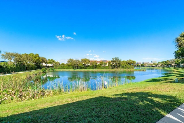 property view of water