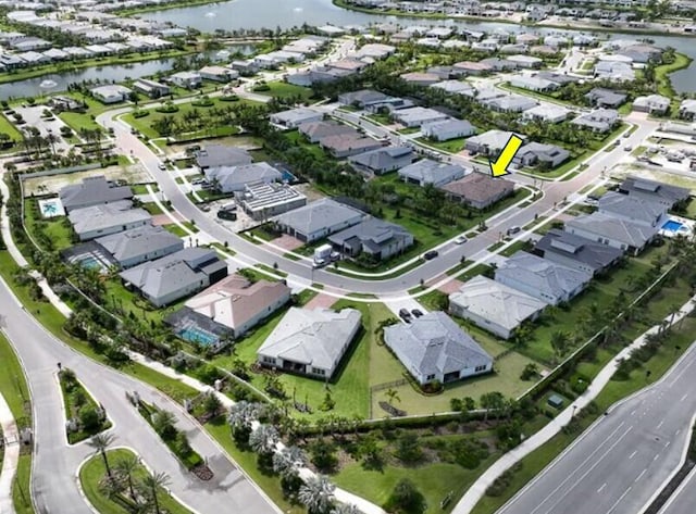 12727 Nevins Ln Unit Renown 61, Palm Beach Gardens, FL 33412 - aerial view of property and surrounding area with a nearby body of water and nearby suburban area
