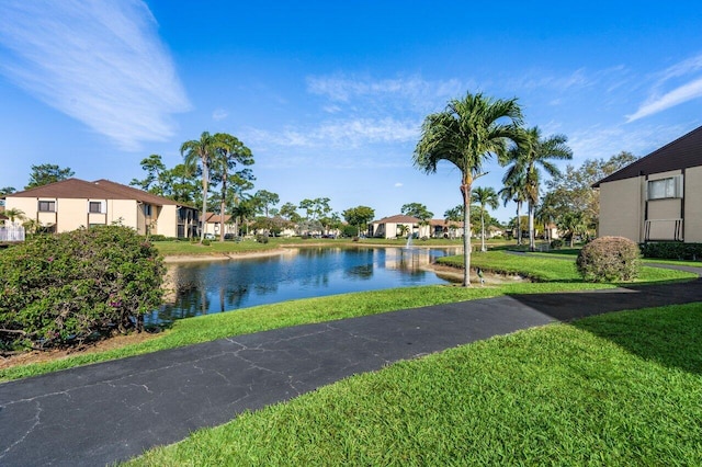 water view with a residential view