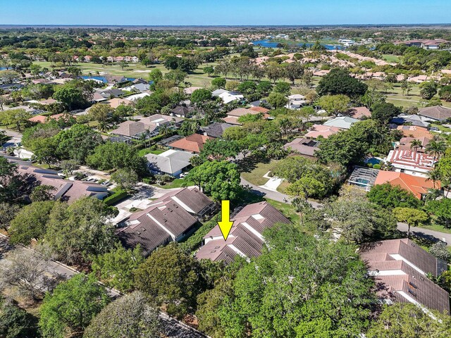 birds eye view of property featuring a residential view