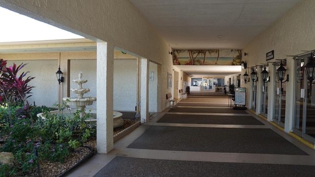 view of horse barn