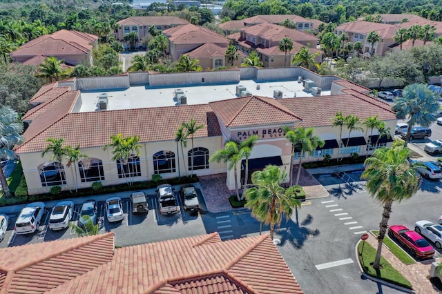 drone / aerial view featuring a residential view