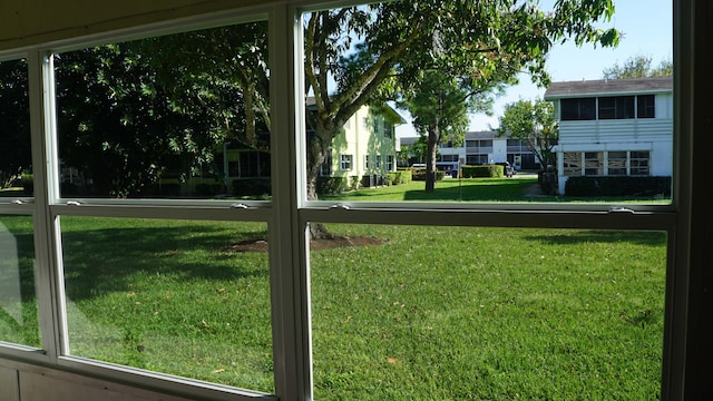 exterior space with a residential view