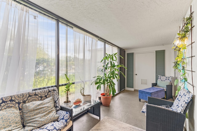 sunroom / solarium with visible vents