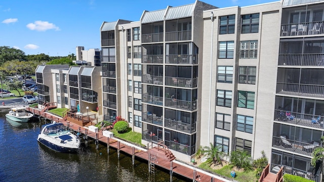 view of property featuring a water view