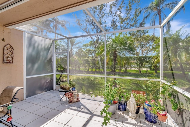 sunroom / solarium featuring plenty of natural light