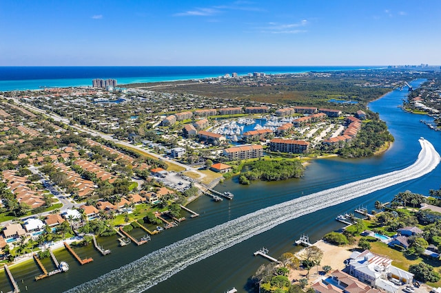 1001 Seafarer Cir Unit 102, Jupiter, FL 33477 - aerial view of property's location with a nearby body of water