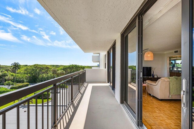 view of patio / terrace featuring stairs