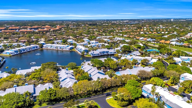 301 Ocean Dunes Cir, Jupiter, FL 33477 - aerial perspective of suburban area with a nearby body of water