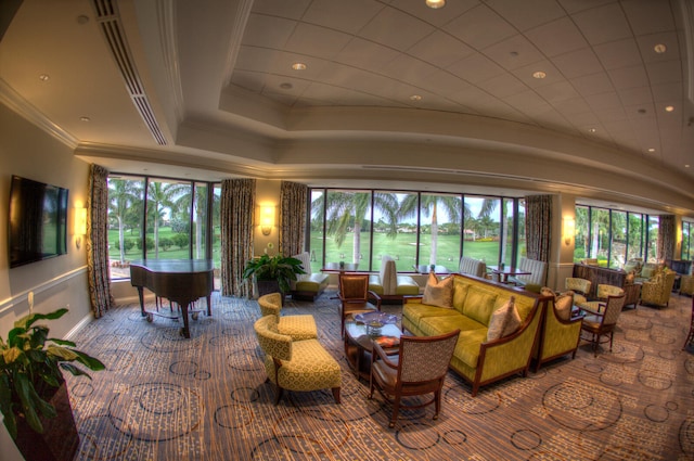 7290 Clunie Pl Unit 14404, Delray Beach, FL 33446 - lobby featuring crown molding and recessed lighting