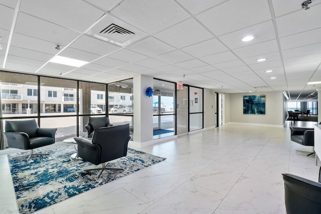lobby with visible vents