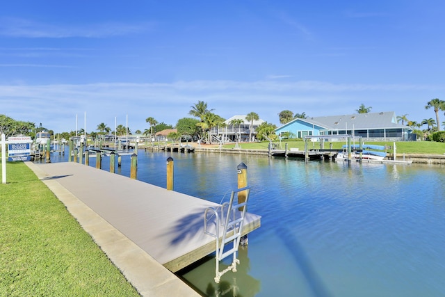8579 SE Sabal St, Hobe Sound, FL 33455 - dock area with a water view