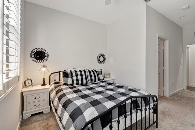 bedroom featuring carpet floors