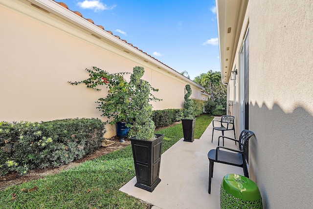 view of patio