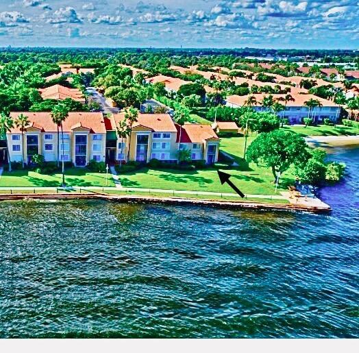 property view of water with a residential view