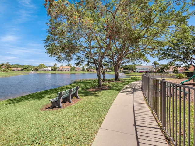 10282 Hunt Club Ln, Palm Beach Gardens, FL 33418 - view of community featuring a water view