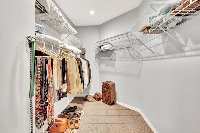 view of spacious closet