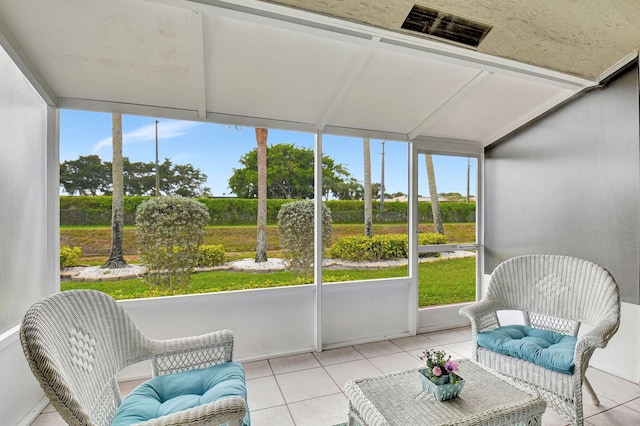 sunroom with visible vents