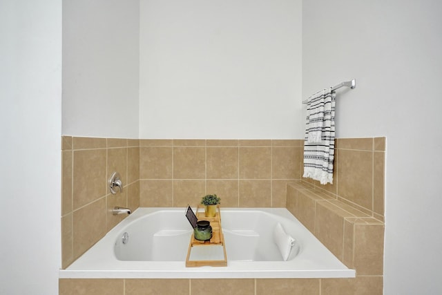 full bath featuring a garden tub