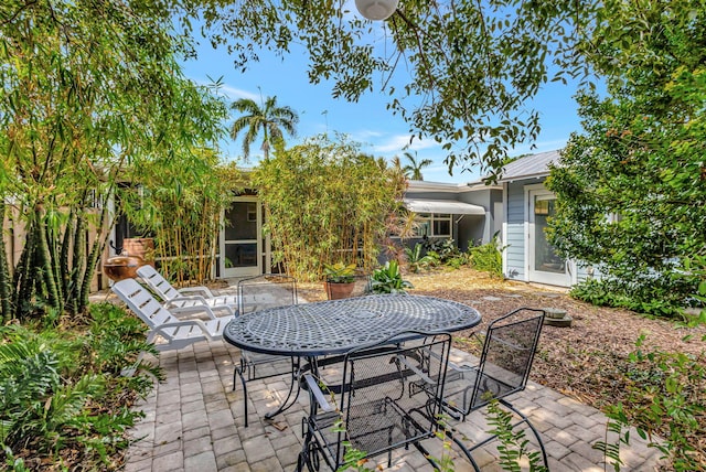 view of patio / terrace with outdoor dining space