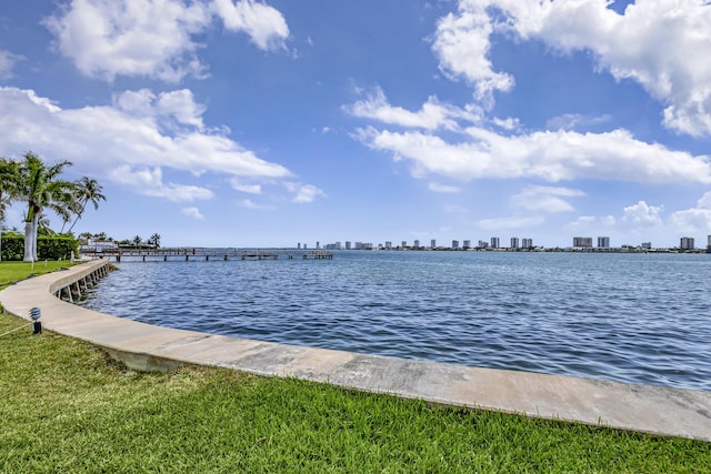 2936 Lake Shore Dr Unit 309, Riviera Beach, FL 33404 - water view featuring a view of city