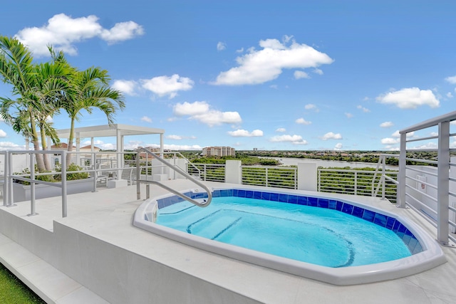 view of swimming pool