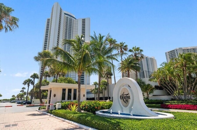 view of property with a view of city