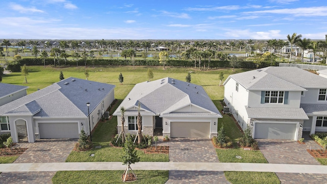 drone / aerial view featuring a residential view