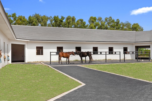 view of stable